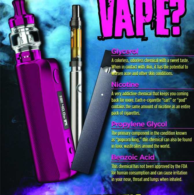 Dangers Of Vaping Poster Around The World Nimco Inc Prevention
