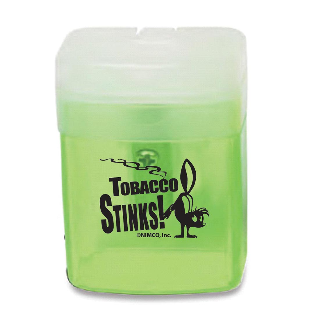 Tobacco Stinks! Flip Top Pencil Sharpener