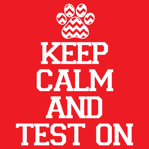 Teacher Appreciation Banner (Customizable): Keep Calm and Test On Teacher Appreciation Banner (Customizable): Keep Calm and Test On