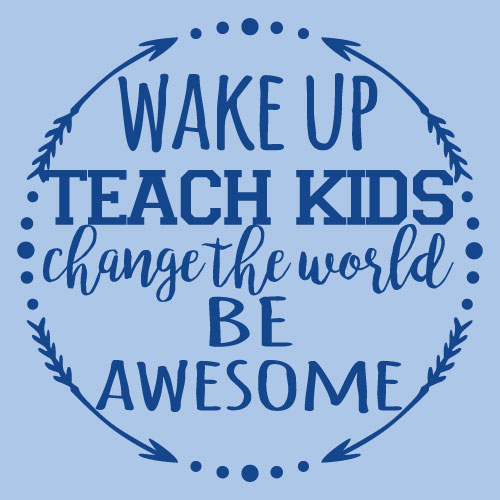 Teacher Appreciation Banner (Customizable): Wake Up, Teach Kids Teacher Appreciation Banner (Customizable): Wake Up, Teach Kids