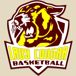 School Spirit Banner (Customizable): Lady Cougar Basketball