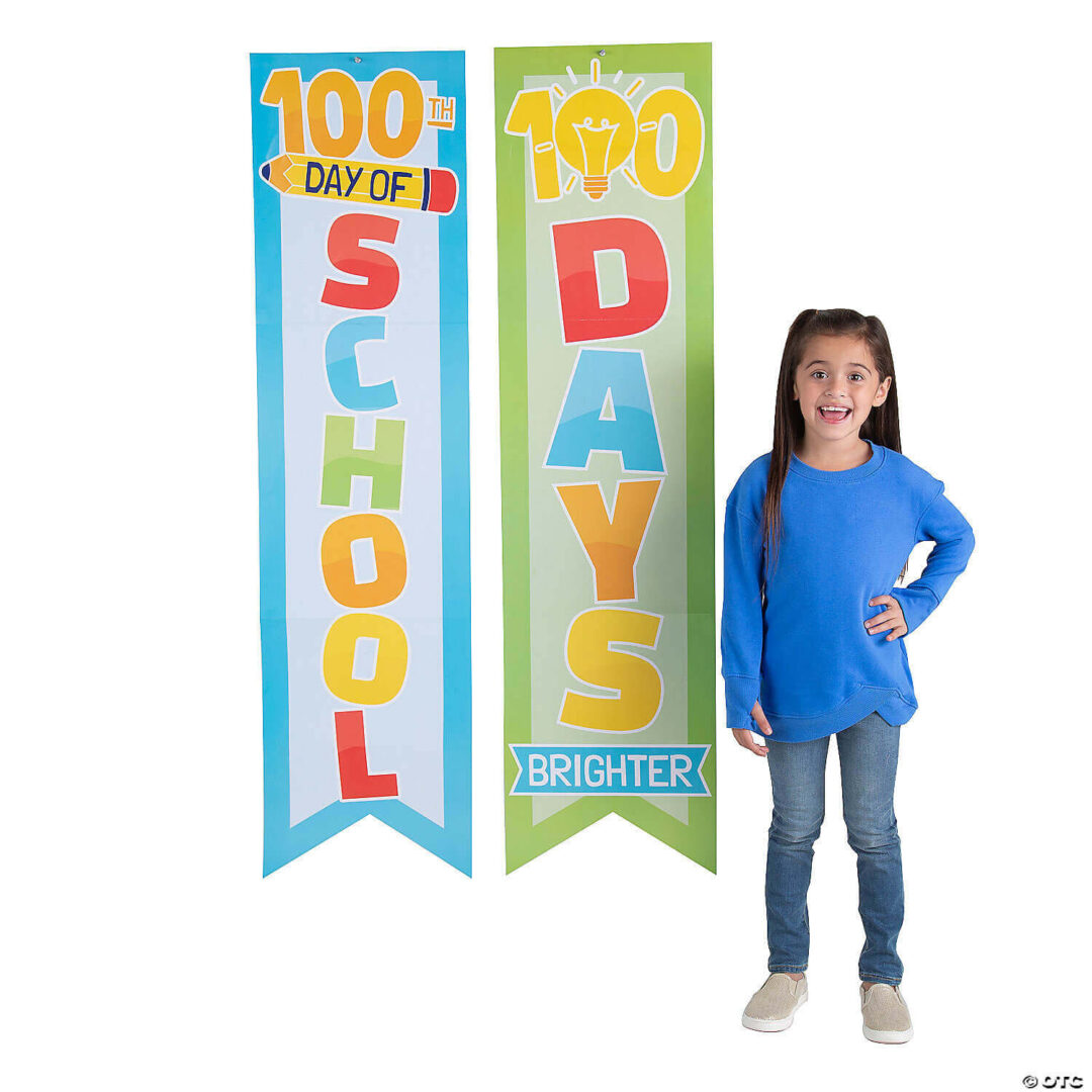 Banners: 100th Day of School – Set of 2