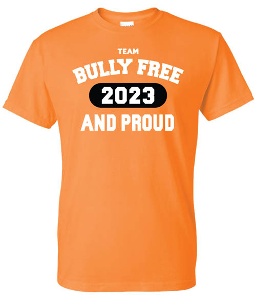 Bullying Prevention Shirt: Bully Free and Proud Bullying Prevention Shirt: Bully Free and Proud