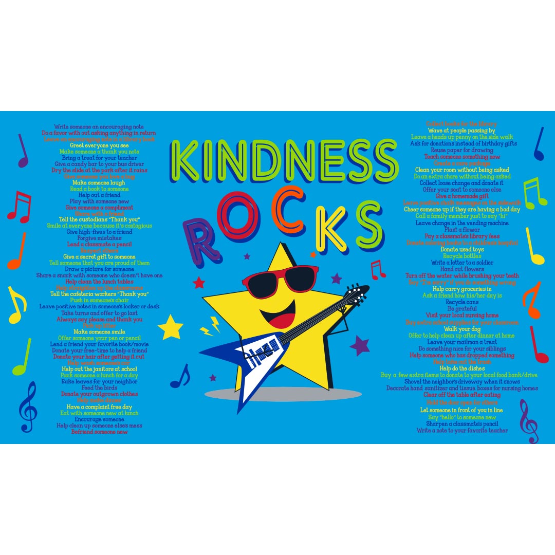 Kindness Banner – Kindness Rocks – 3′ x 5′ Banner