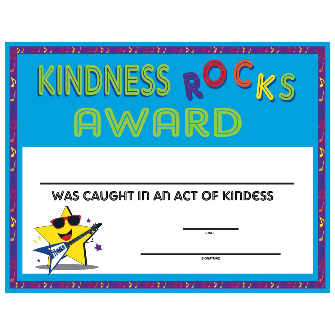Kindness Rocks – Certificates – Pads of 50