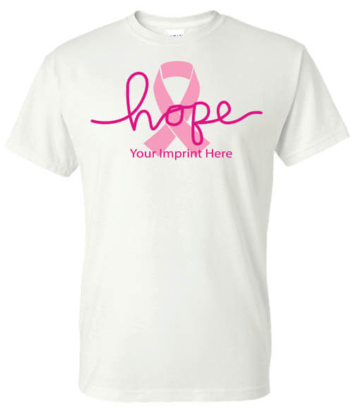 Cancer Awareness Shirt: Hope Pink Ribbon Cancer Awareness Shirt: Hope Pink Ribbon