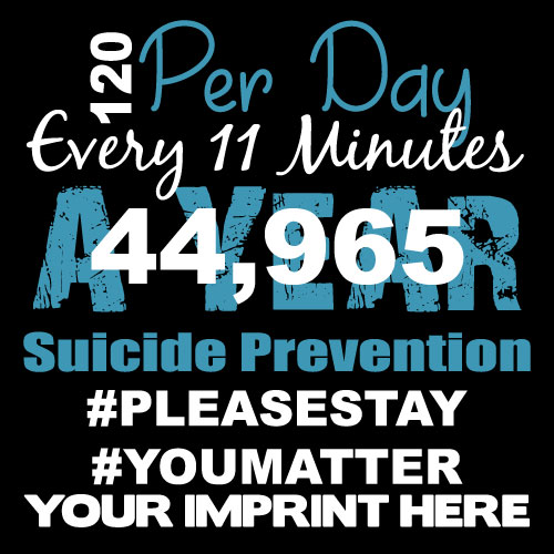 Suicide Prevention Banner (Customizable): 120 Per Day Suicide Prevention Banner (Customizable): 120 Per Day