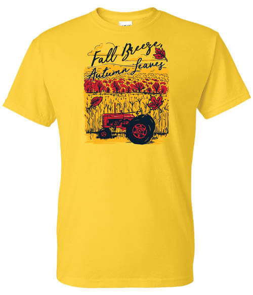 Seasonal Shirt: Fall Breeze, Autumn Leaves Seasonal Shirt: Fall Breeze, Autumn Leaves