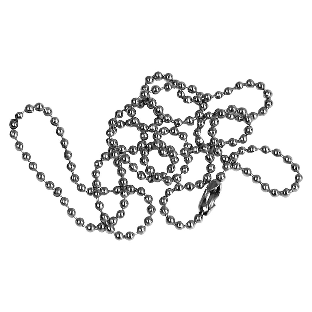 24″ Ball Chain for Dog Tag with Connector (Can be used with Item# 117723-CU-W)