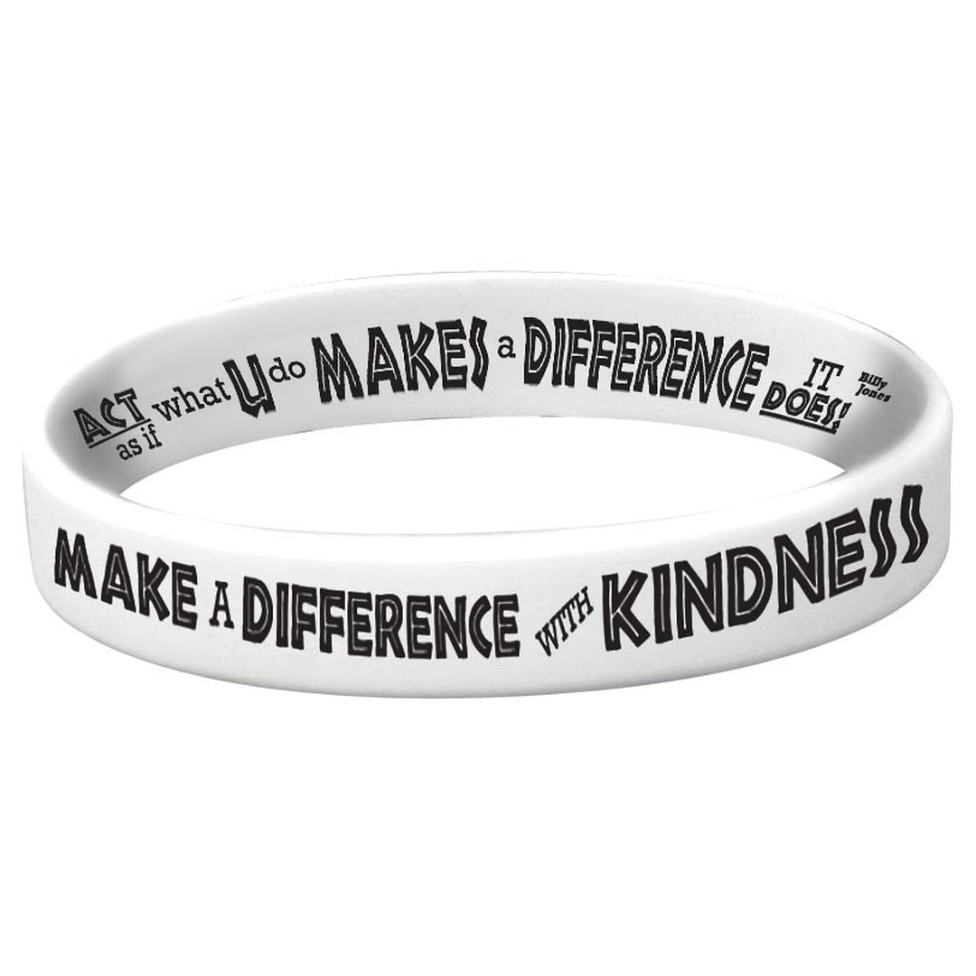 Make a Difference with Kindness Silicone Bracelet
