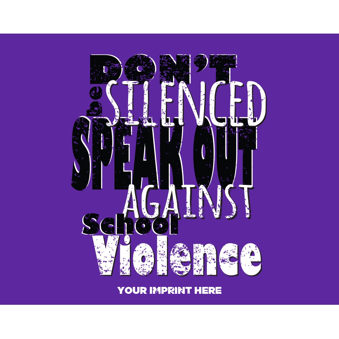 Bullying Prevention Banner (Customizable): Don’t be Silenced…