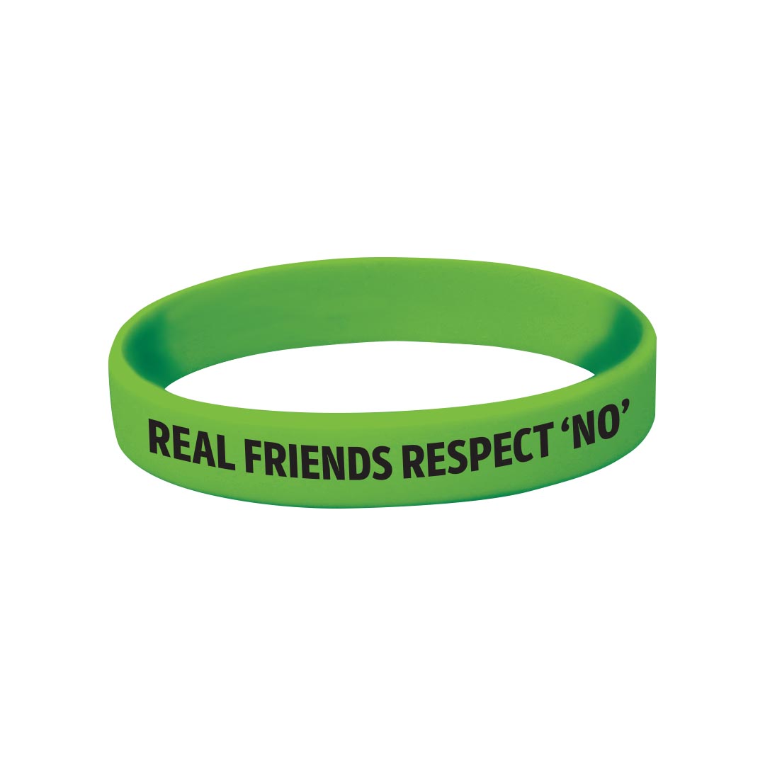 Alcohol Awareness Bracelet – Real Friends Respect ‘NO’