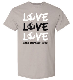 Go Green Shirt: LOVE – Customizable
