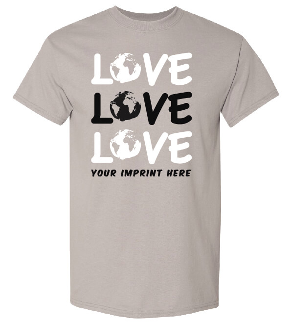 Go Green Shirt: LOVE – Customizable Go Green Shirt: LOVE – Customizable