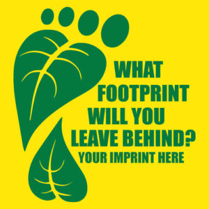 Go Green Banner (Customizable): Footprint