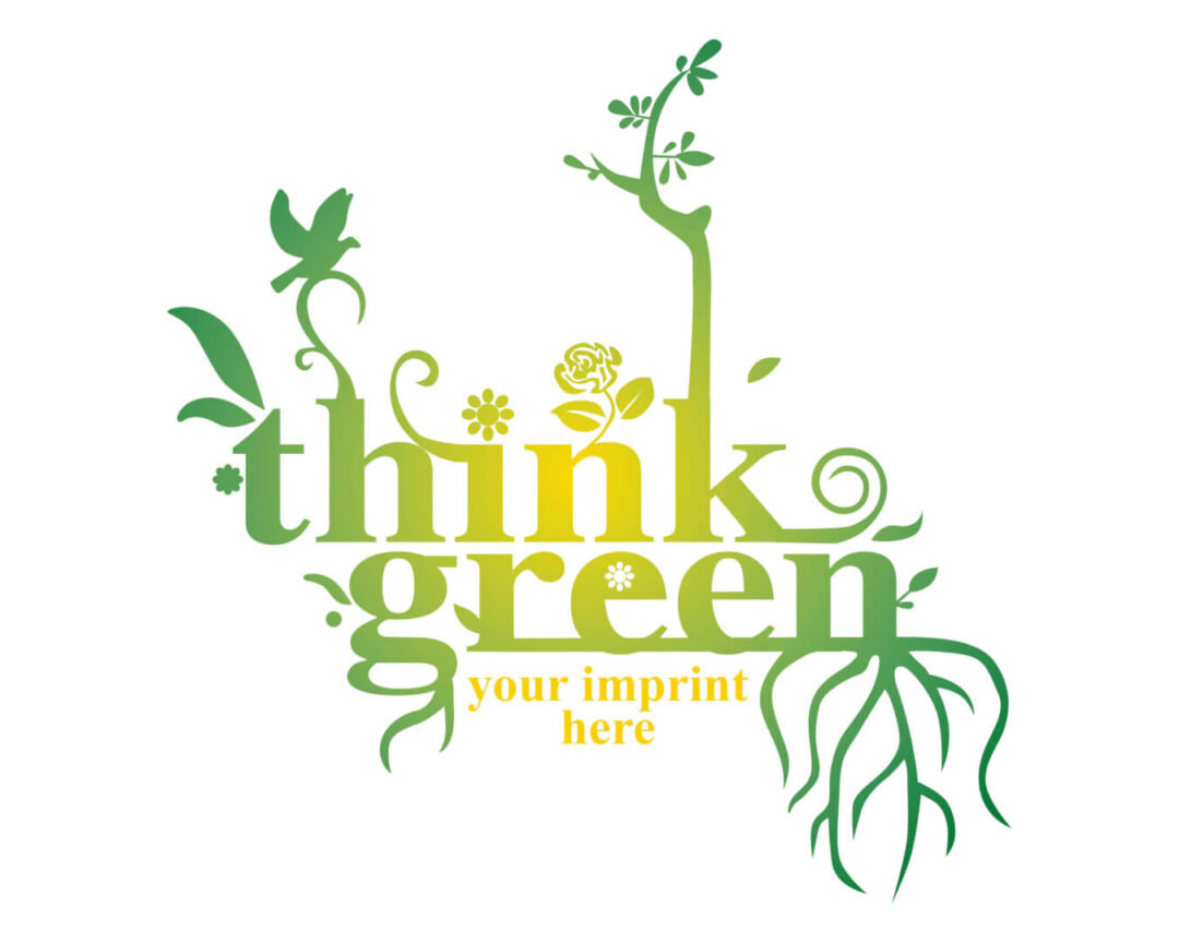 Go Green Banner (Customizable): Footprint