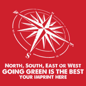 Go Green Banner (Customizable): Green Is The Best