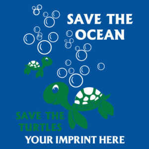 Go Green Banner (Customizable): Save The Ocean