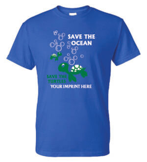 Go Green Shirt: Save The Ocean – Customizable