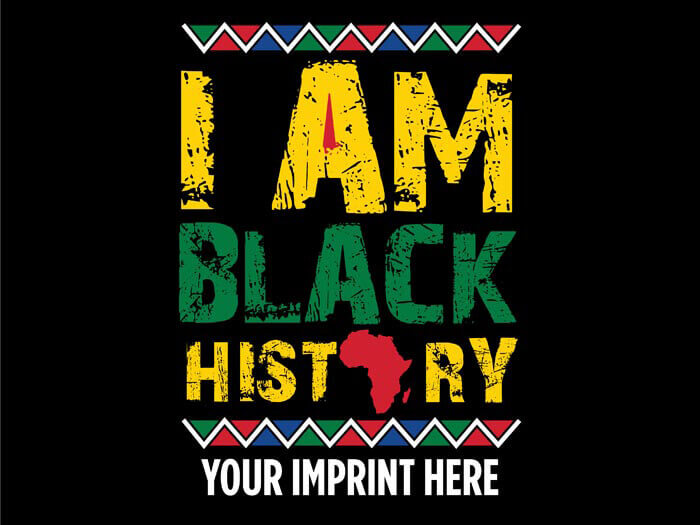 Black History Month Banner (Customizable): I Am Black History