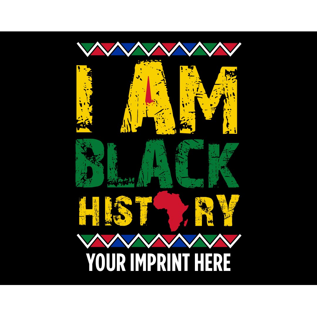 Black History Month Banner (Customizable): I Am Black History