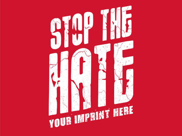 Black History Month Banner (Customizable): Stop The Hate