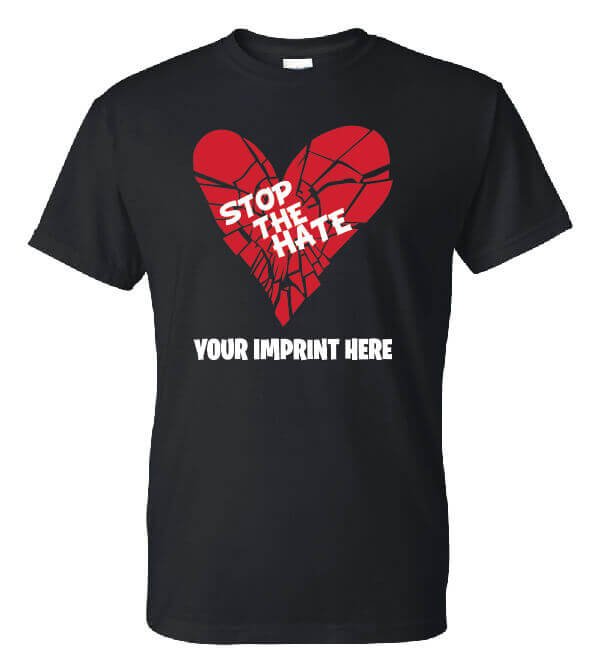 Black History Month Shirt: Stop The Hate – Customizable