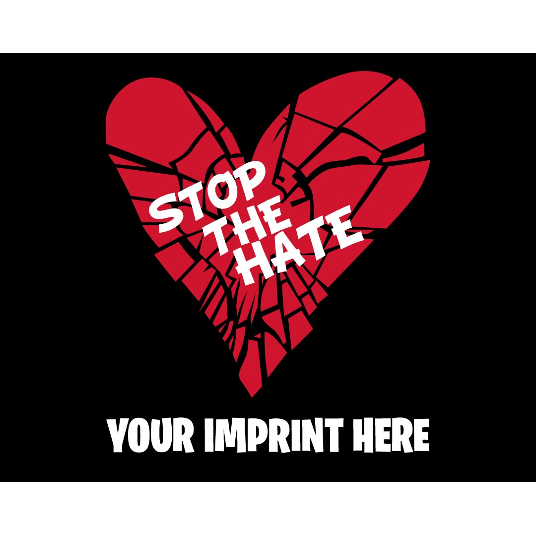 Black History Month Banner (Customizable): Stop The Hate