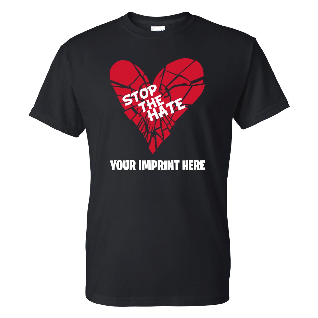 Black History Month Shirt: Stop The Hate - Customizable