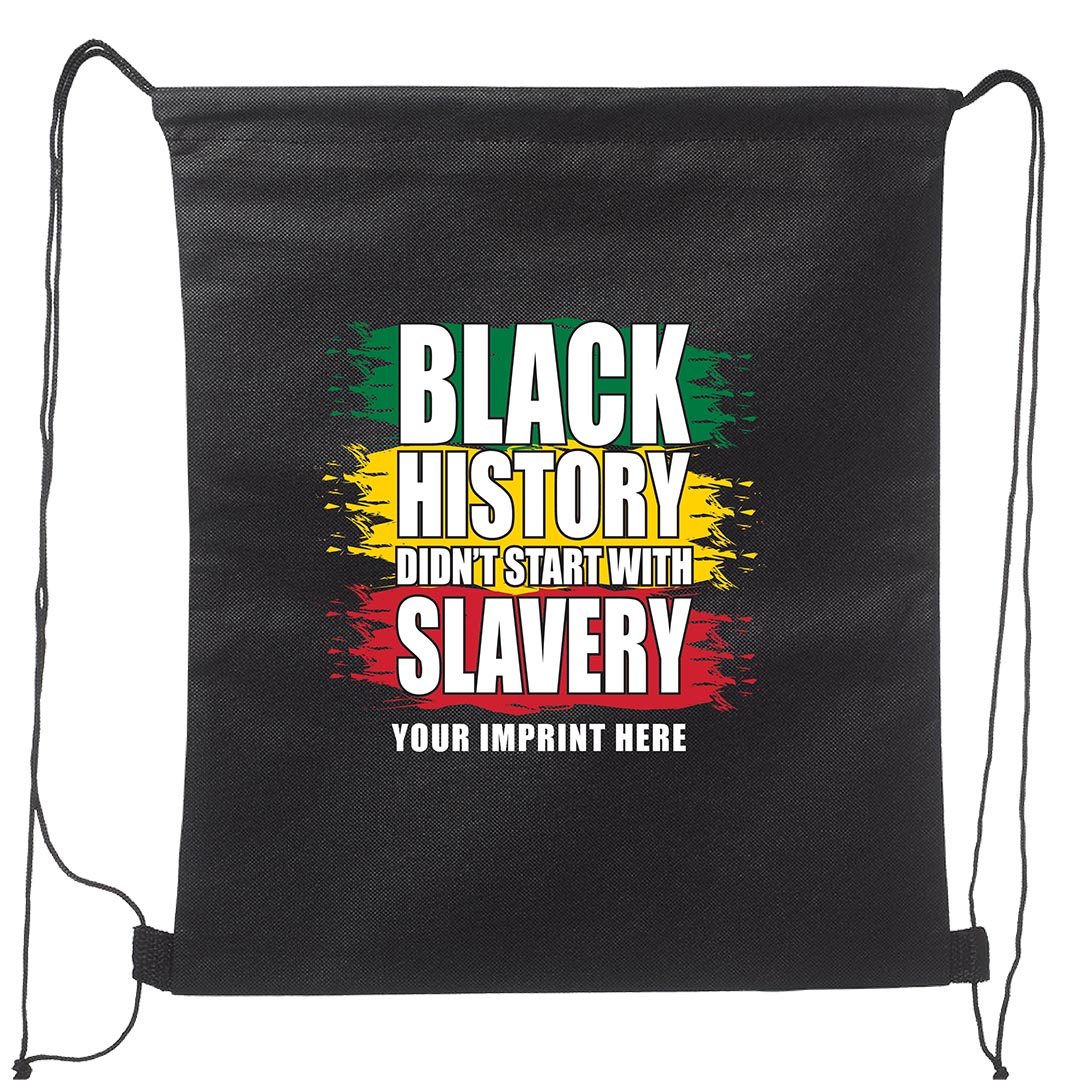 Black History Month Backpack:  Black History Didn't Start With Slavery - Customizable