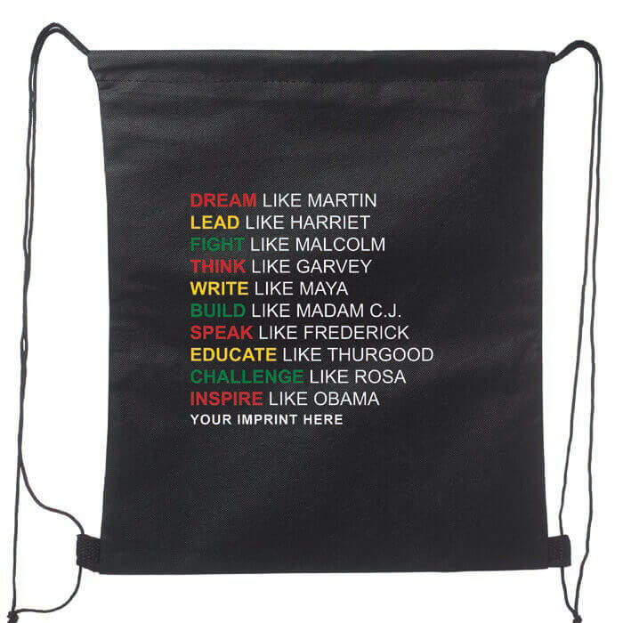 Black History Month Backpack: Dream Like Martin… – Customizable
