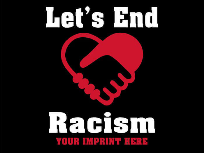 Black History Month Banner (Customizable): Let’s End Racism