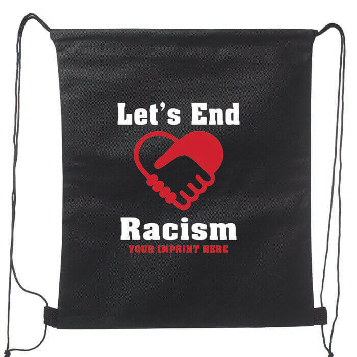 Black History Month Backpack: Let’s End Racism – Customizable