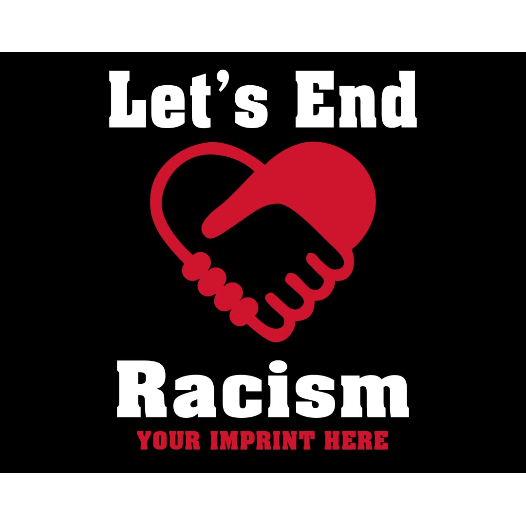 Black History Month Banner (Customizable): Let's End Racism