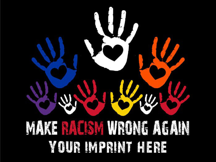 Black History Month Banner: Make Racism Wrong Again- Customizable