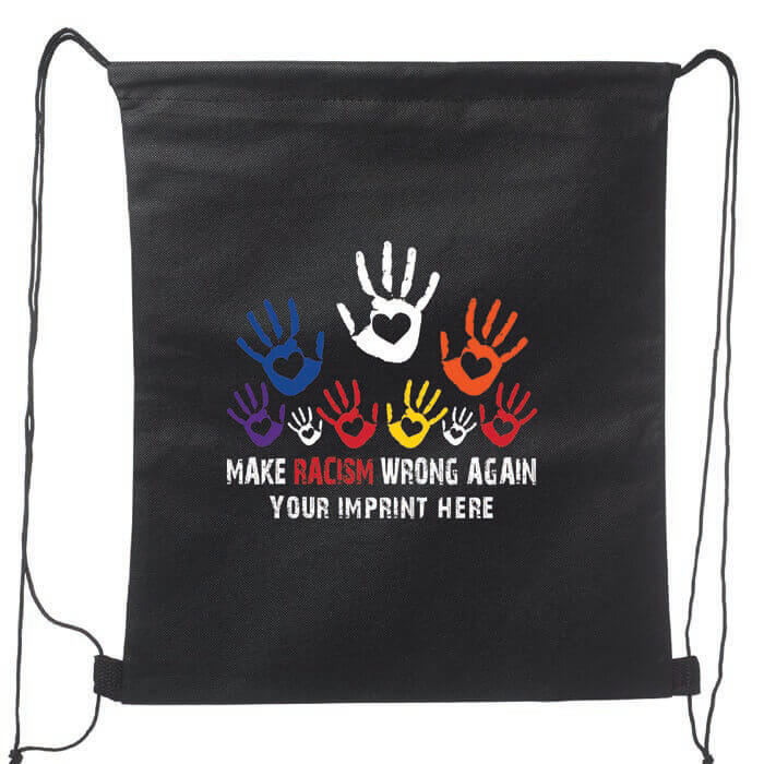 Black History Month Backpack: Make Racism Wrong Again – Customizable