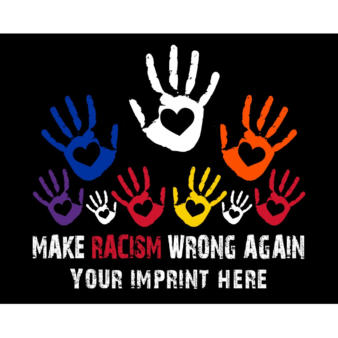 Black History Month Banner: Make Racism Wrong Again- Customizable