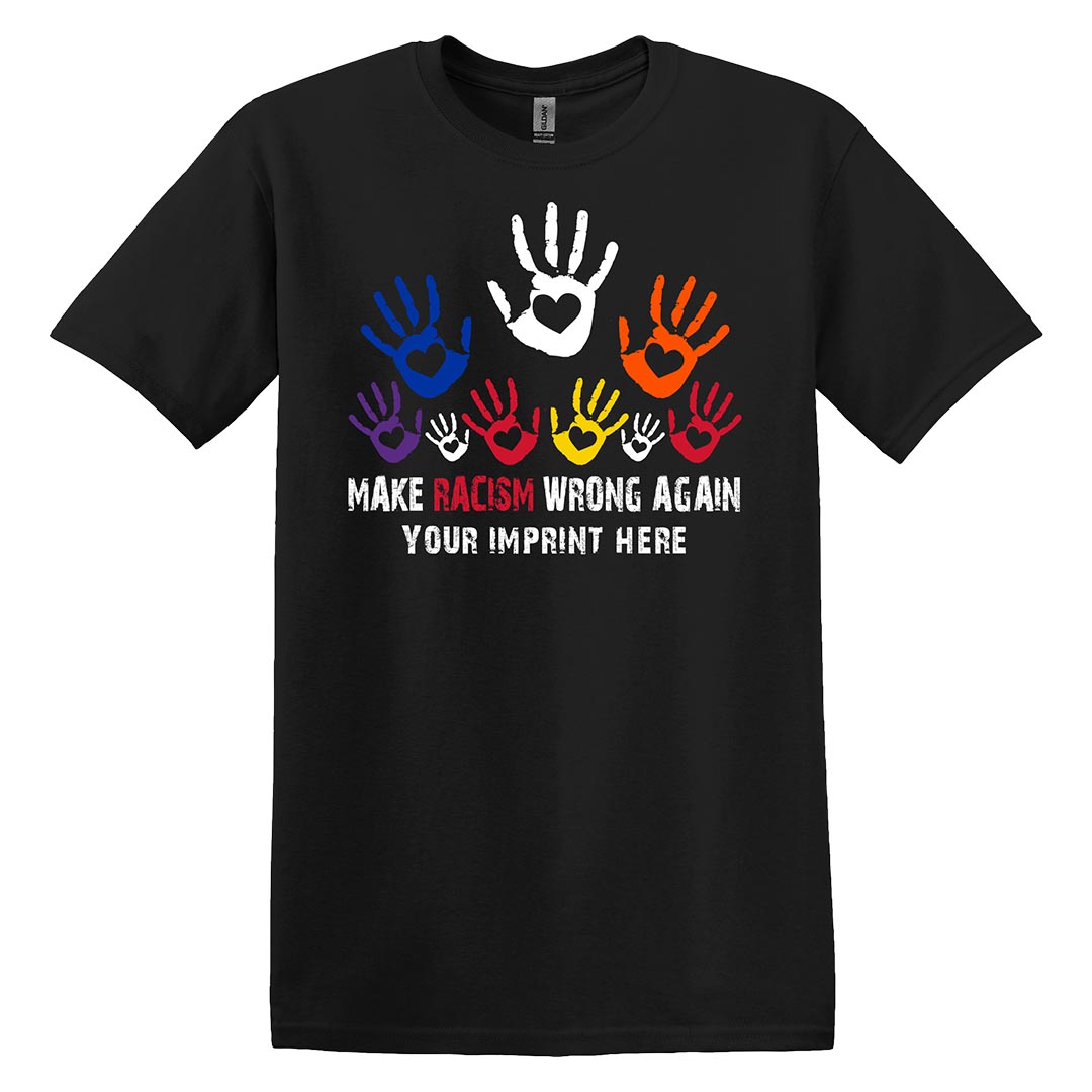 Black History Month Shirt: Make Racism Wrong Again - Customizable