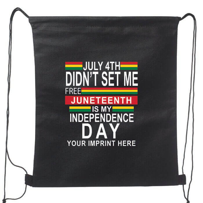 Black History Month Backpack: Juneteenth Is My Independence Day – Customizable