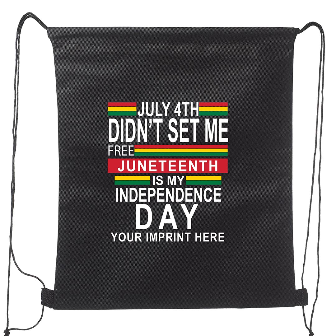 Black History Month Backpack: Juneteenth Is My Independence Day - Customizable