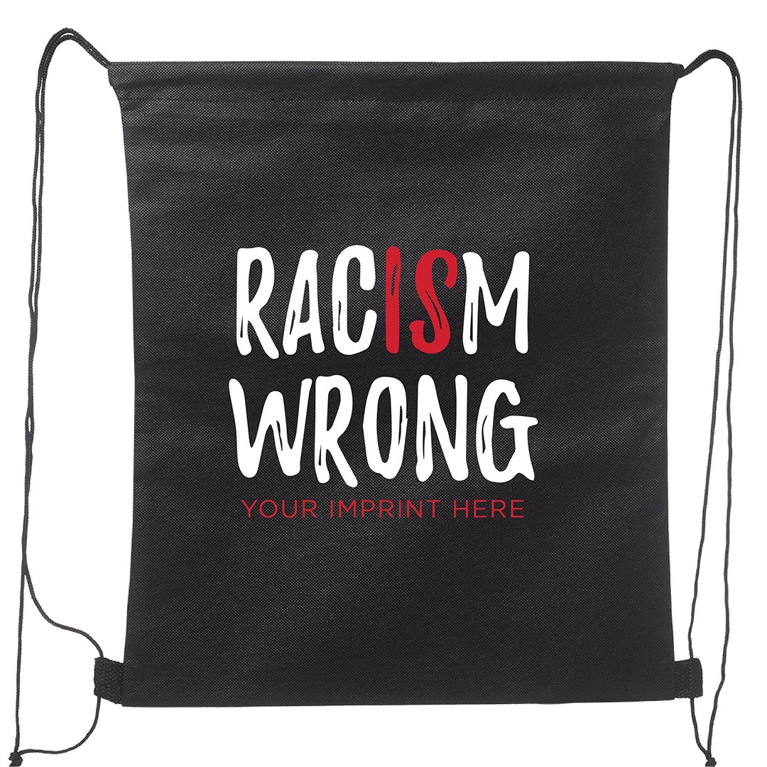 Black History Month Backpack: Racism Wrong - Customizable