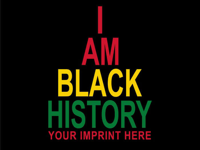 Black History Month Banner: I Am Black History – Customizable