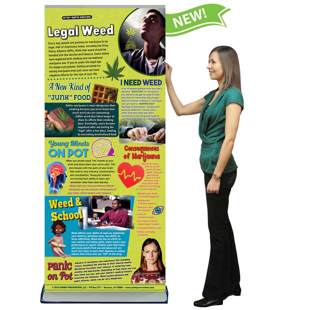 Legal Weed – Life Up In Smoke Retractable Banner