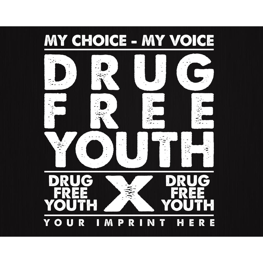 Drug Prevention Banner (Customizable): My Choice -My Voice