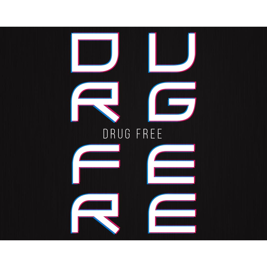 Drug Prevention Banner (Customizable): Drug Free