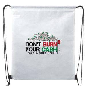 Tobacco Prevention Backpack (Customizable): Don’t Burn Your Cash