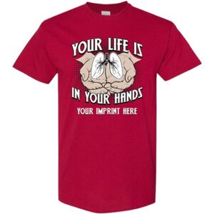 Tobacco Prevention Shirt: Your Life Is In Your Hands – Customizable