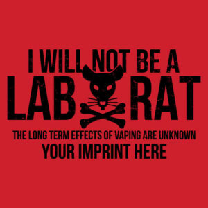 Vaping Prevention Banner (Customizable): Lab Rat