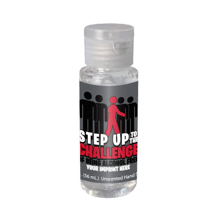 Alcohol Prevention Hand Sanitizer (Customizable):Step Up To The Challenge Of Being Alcohol Free Alcohol Prevention Hand Sanitizer (Customizable):Step Up To The Challenge Of Being Alcohol Free