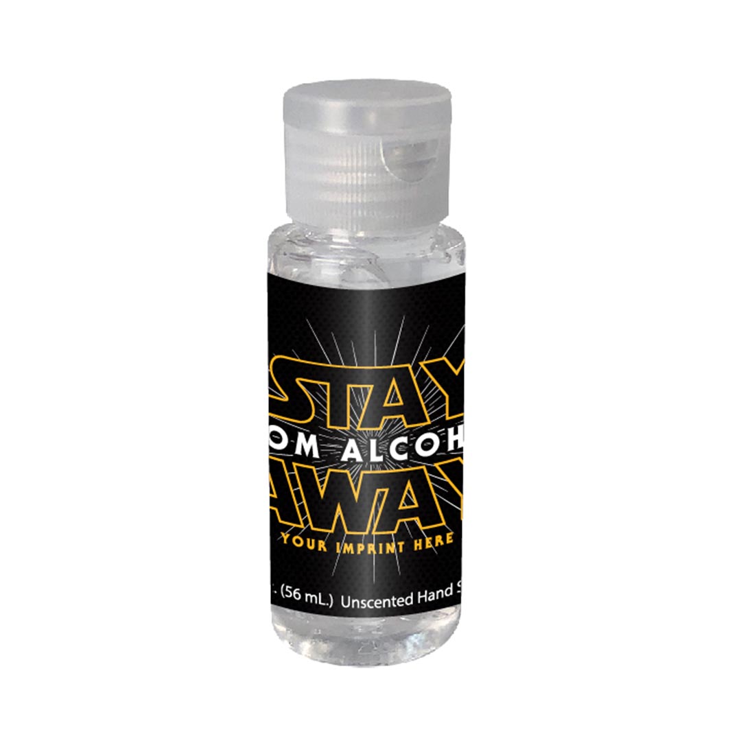 Alcohol Prevention Hand Sanitizer (Customizable): Stay Away From Alcohol